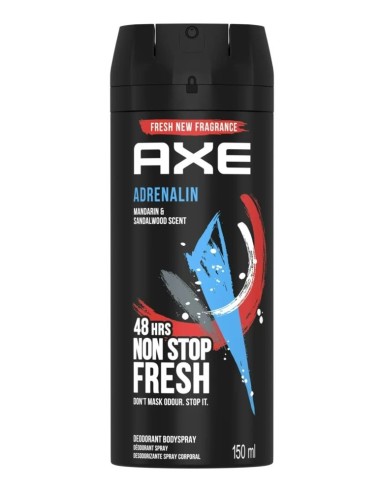 AXE DESODORANTE SPRAY 150ML ADRENALIN