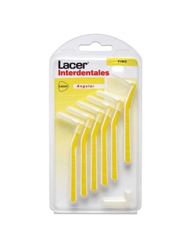 LACER CEPILLO INTERDENTAL ANGULAR FINO 0.7MM 6 UDS.