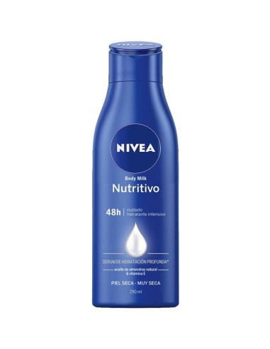 NIVEA BODY MILK 250ML NUTRITIVO PIEL SECA - MUY SECA