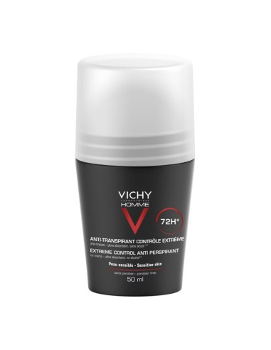 VICHY DESODORANTE ROLL-ON HOMME 72H ANTI-TRANSPIRANTE 50ML