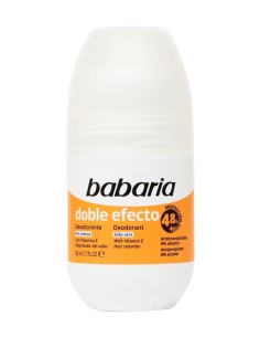 Babaria desodorante roll-on Doble Efecto 50 ml, protección 48h