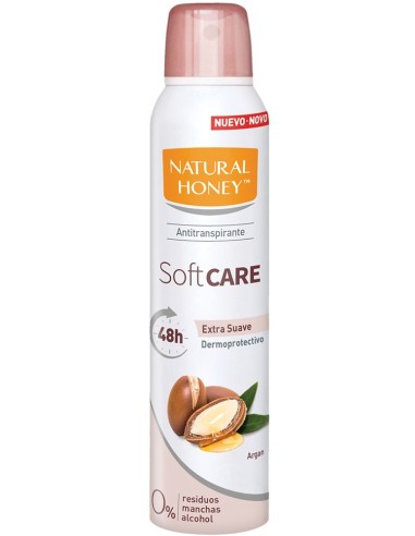 NATURAL HONEY DESODORANTE SPRAY 200ML SOFT CARE