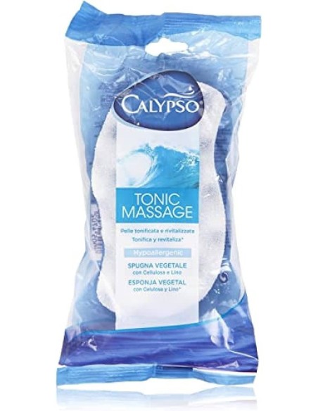 Esponja de Baño Calypso Masaje Tonificante y Revitalizante