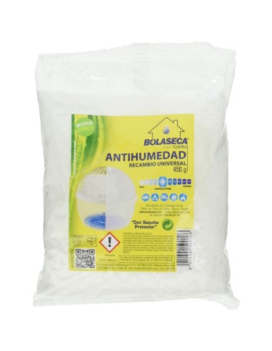 BOLASECA ANTIHUMEDAD RECAMBIO PERFUME CITRICO 450 GRS.