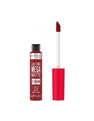 RIMMEL BARRA LABIAL LASTING MEGA MATTE LIQUID LIP COLOUR 930 RUBY PASSION