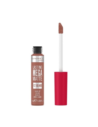 RIMMEL BARRA LABIAL LASTING MEGA MATTE LIQUID LIP COLOUR 700 BE MY BABY