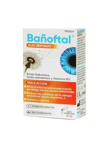 BAÑOFTAL OJO IRRITADO GOTA DOSIFICADA 10ML