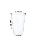 VASO 500 CC PP TRANSPARENTE 50 UDS REUTILIZABLES