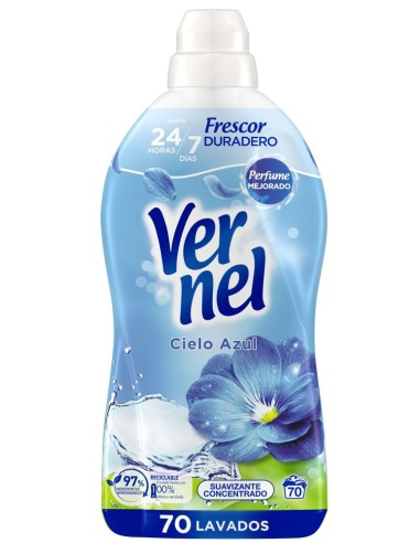 VERNEL SUAVIZANTE 70 LAV. AZUL CONCENTRADO