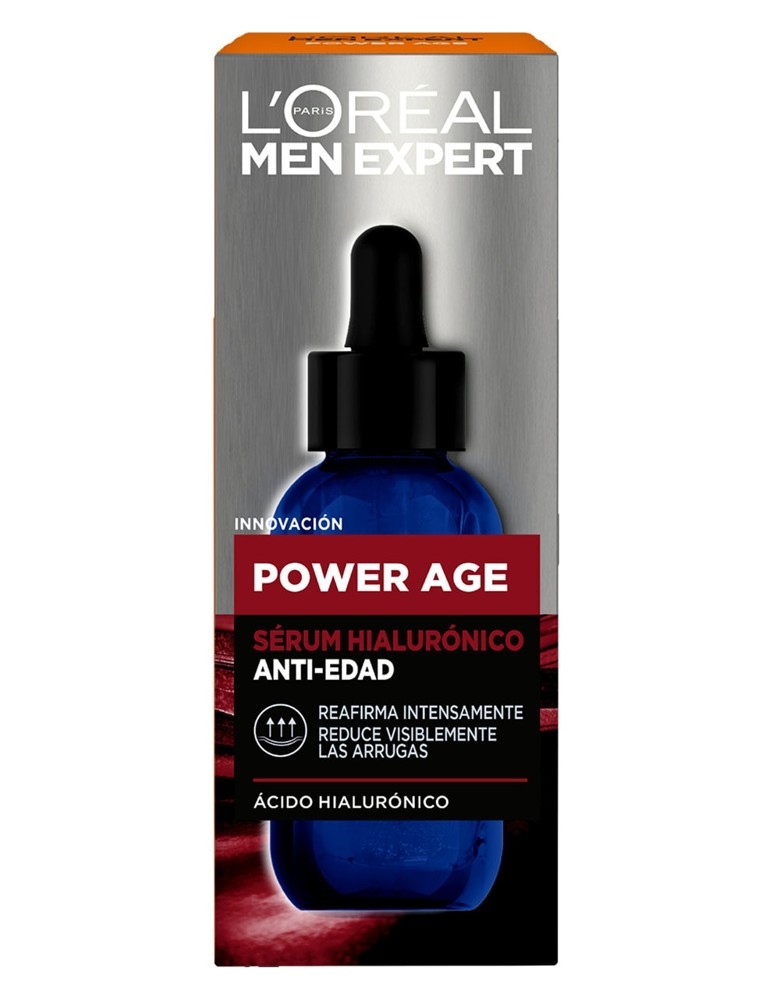 LOREAL MEN POWER AGE SERUM ANTI-EDAD 30ML ACIDO HIALURONICO