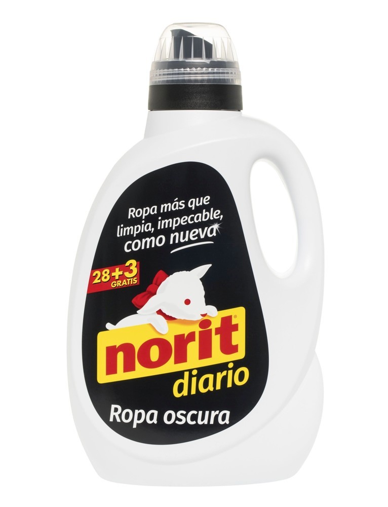 NORIT DETERGENTE DIARIO ROPA OSCURA 28+3 DOSIS