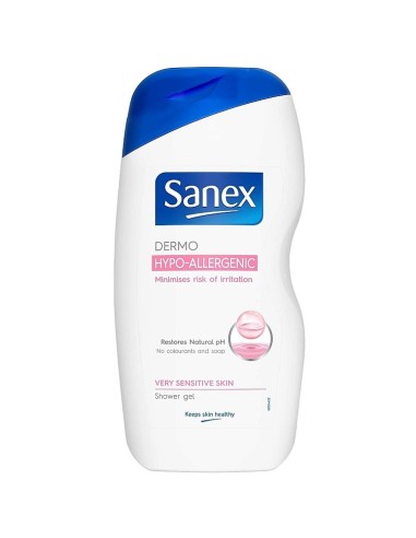 SANEX GEL DE BAÑO 500ML DERMO HIPOALERGENICO