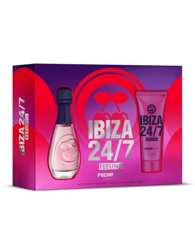 PACHA IBIZA SET WOMAN 24/7 FEELING VAP 80 ML + BODY 75 ML