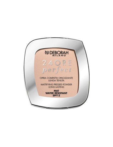 DH POLVO COMPACTO MATIFICANTE PERFECT 24 HORAS COLOR-2 LIGHT ROSE