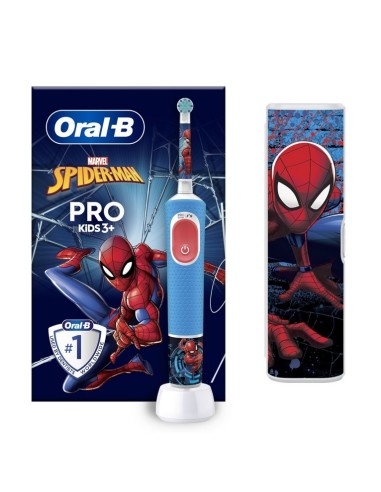 CEPILLO ELECTRICO ORAL B INFANTIL SPIDERMAN + FUNDA VIAJE