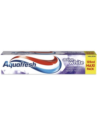 AQUAFRESH PASTA DENTAL BLANQUEANTE 125ML