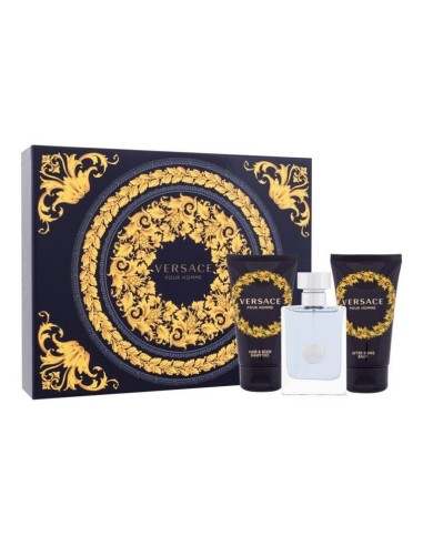 VERSACE POUR HOMME EDT VAP 50ML + GEL 50ML + A/SHAVE 50ML