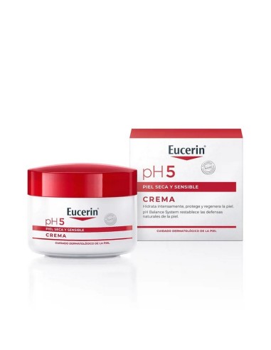 PH5 EUCERIN CREMA HIDRATANTE PIEL SENSIBLE TARRO 75ML