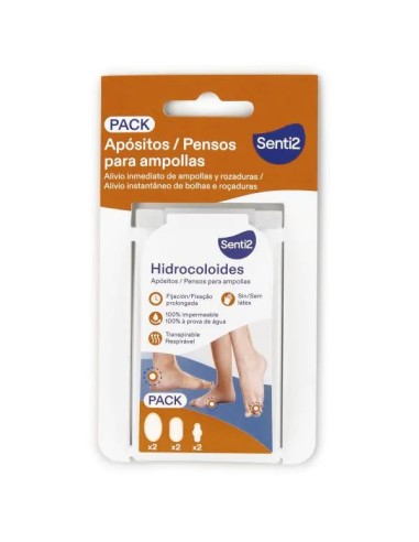 SENTI2 APOSITOS PARA AMPOLLAS HIDROCOLOIDES 6 UDS