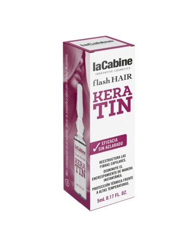 LACABINE AMPOLLA FLASH AIR KERATIN 1UDX5ML SIN ACLARADO