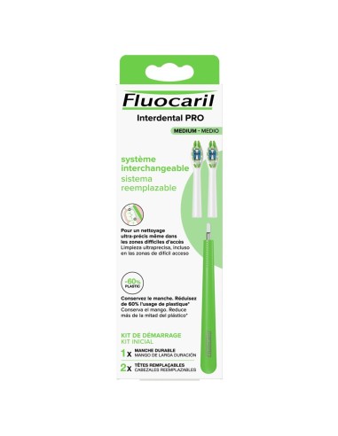 FLUOCARIL CEPILLO DE DIENTES REEMP. + 2 RECAMBIOS MEDIO