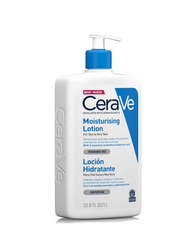 CERAVE LOCION HIDRATANTE FAMILIAR 1L PIEL MUY SECA