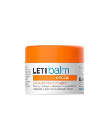 LETIBALM BALSAMO PEDIATRICO REPARADOR NARIZ Y LABIOS 10ML