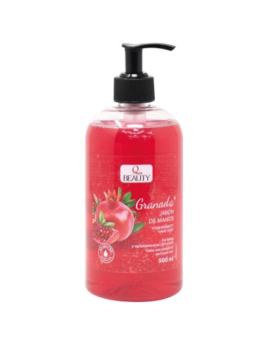 Q BEAUTY JABON DE MANOS LIQUIDO 500ML GRANADA