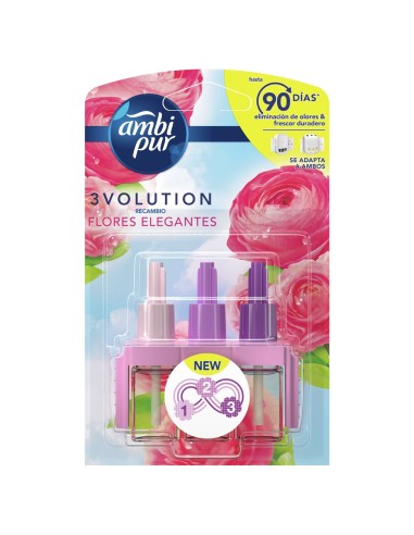 AMBIPUR 3VOLUTION RECAMBIO FLORES ELEGANTES