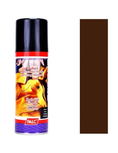 PALC REPARADOR ANTE-NUBUK MARRON OSCURO SPRAY 200ML