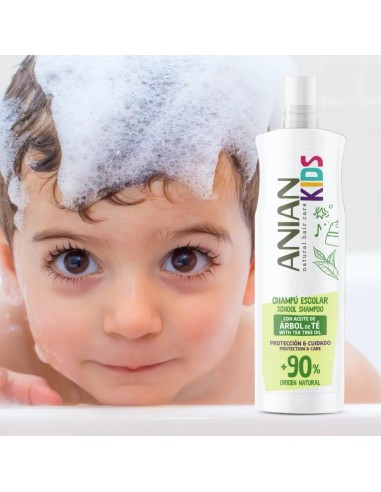 ANIAN CHAMPU ESCOLAR CON ACEITE ARBOL DEL TE 400ML