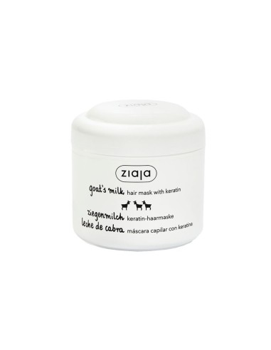 ZIAJA MASCARILLA CAPILAR LECHE DE CABRA CON KERATINA 200 ML