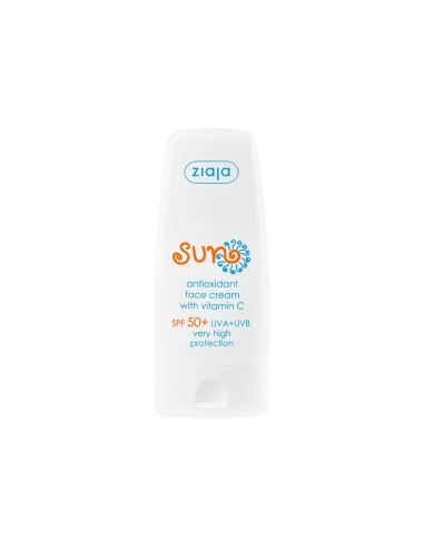 ZIAJA SOLAR CREMA FACIAL ANTIOXIDANTE SPF50+ CON VITAMINA C 50ML