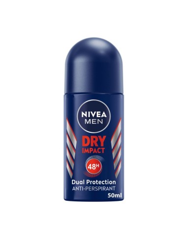 NIVEA DESODORANTE ROLL-ON MEN DRY IMPACT 50ML