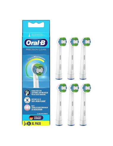 CEPILLO ELECTRICO ORAL B RECAMBIO PRECISION CLEAN 6 REPUESTOS