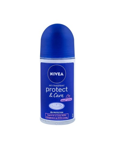 NIVEA DESODORANTE ROLL-ON PROTEGE&CUIDA 50ML 0% ALCOHOL