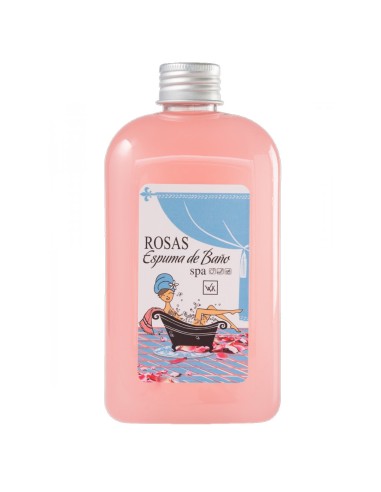 WK ESPUMA DE BAÑO ROSAS 500ML