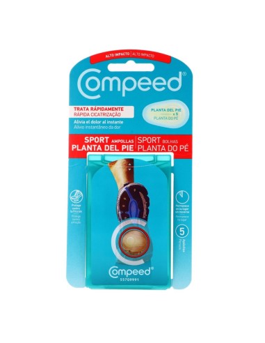 COMPEED AMPOLLAS TALONES SPORT 5 UDS