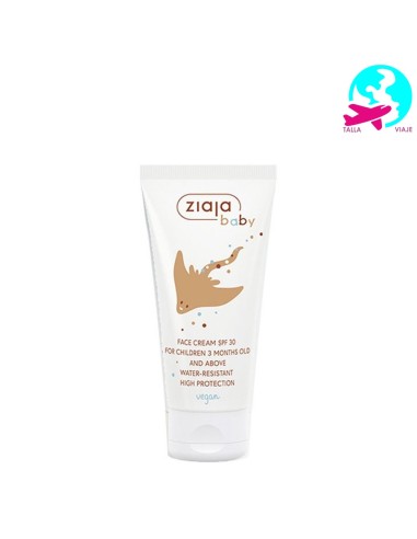 ZIAJA SOLAR BABY CREMA FACIAL SPF30 RESISTENTE AL AGUA 50ML