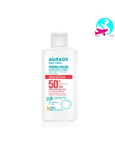 AGRADO SOLAR SENSITIVE PROTECCION SPF50+ CREMA 100ML