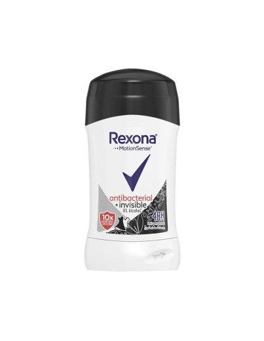 REXONA DESODORANTE STICK MUJER ANTITRANSPIRANTE INVISIBLE 40ML