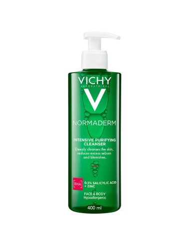 VICHY NORMADERM GEL LIMPIADOR PURIFICANTE INTENSO 400ML