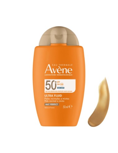 AVENE SOLAR FACIAL ULTRA FLUID MAT PERFECT SPF50+ 50ML