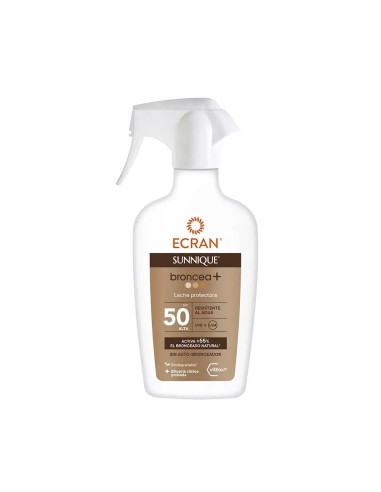 ECRAN SUNNIQUE BRONCEA + LECHE PROTECTORA SPF50 PISTOLA 270ML