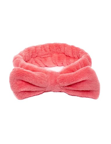 TURBANTE ROSA DIADEMA ELASTICA CON LAZO