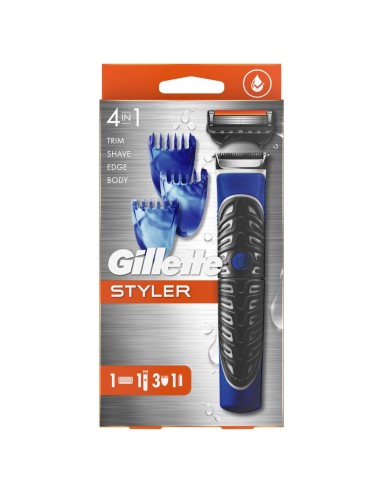 GILLETTE FUSION MAQUINA STYLER 1 MAQUINA + 3 CABEZALES