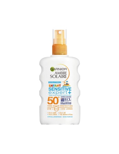 AMBRE SOLAIRE CREMA SOLAR NIÑOS SENSITIVE SPRAY SPF50+ 200ML