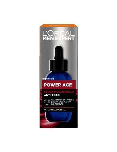 LOREAL MEN EXPERT POWER AGE SERUM ANTI-EDAD 30ML ACIDO HIALURONICO