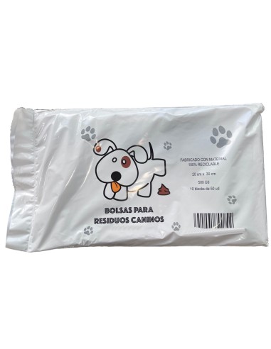 BOLSA RESIDUOS CANINOS 20X30 (NEGRA) 500 UDS