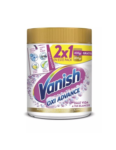 VANISH QUITAMANCHAS POLVO ADVANCE BLANCO  800 GRS.